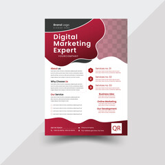 Professional Creative Digital Marketing Services Flyer Design