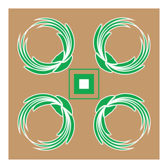 Geomatic abstract shape logo icon illustration vector design