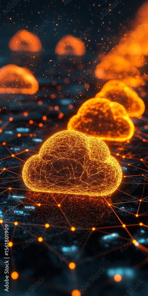 Poster innovative information network clouds improving connectivity between data center nodes in technology