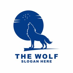 vector illustration of an wolf