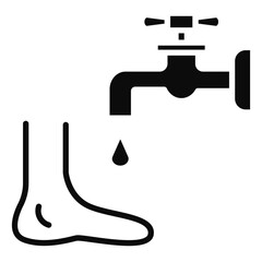 Washing Foot Icon