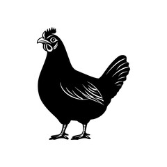 Chicken Vector Silhouette