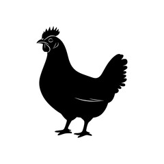 Chicken Vector Silhouette