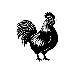 Chicken Vector Silhouette