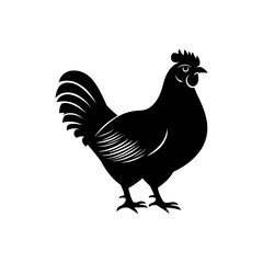 Chicken Vector Silhouette