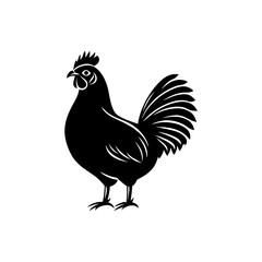 Chicken Vector Silhouette