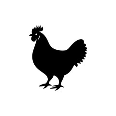 Chicken Vector Silhouette