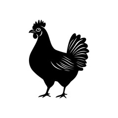 Chicken Vector Silhouette