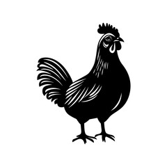 Chicken Vector Silhouette