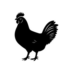 Chicken Vector Silhouette