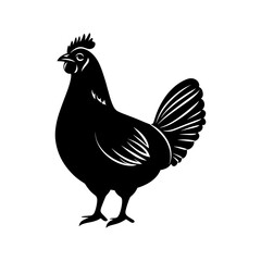 Chicken Vector Silhouette