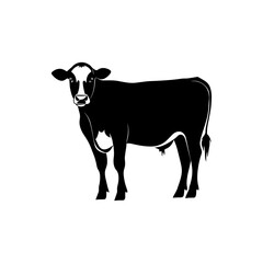 Cow Vector Silhouette