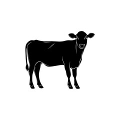 Cow Vector Silhouette