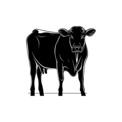 Cow Vector Silhouette