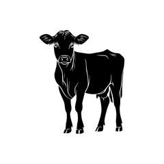 Cow Vector Silhouette