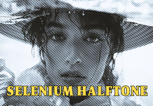 Selenium Halftone Effect