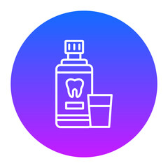 Obraz premium Mouthwash Icon