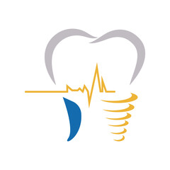 Dental Tooth Logo Icon Design