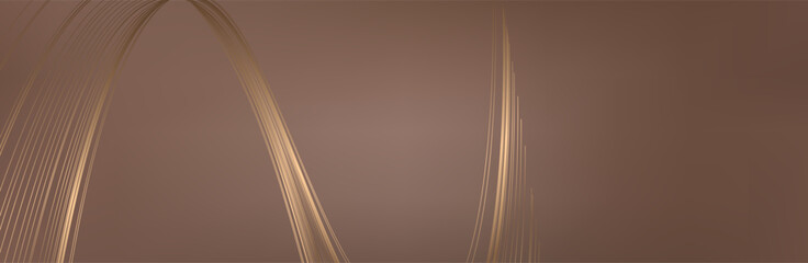 Abstract background with flowing particles. 3d abstract sci-fi user interface concept with gradient dots and lines. Digital cyberspace, high tech, technology concept.