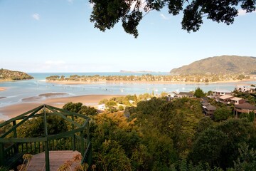 Tairua River and Coastal Landscape on a Sunny Day