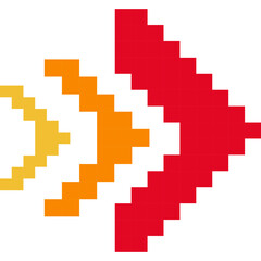 Fototapeta premium Arrow Pixel Art
