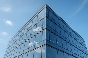 Fototapeta premium modern office building the sky