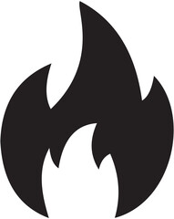 Black Fire Silhouette