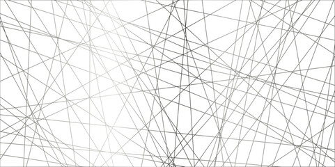 Abstract beautiful perfect random Diagonal lines background. Geometric lines pattern transparent background. Black and white abstract random chaotic liens with business banner design template, vector.