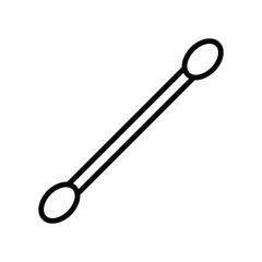 cotton swab icon vector design template simple and clean