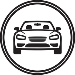 Obraz premium A collection of clean modern minimalist black and white icons suitable for web and print design projects