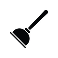 plunger icon vector design template simple and clean