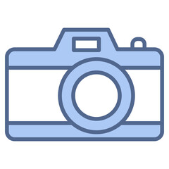 Digital Camera Blue Icon