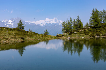 Zunigsee Mit Groglockner Spiegelung 