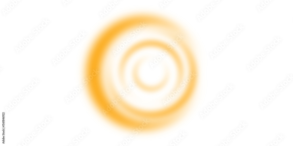Poster transparent neon circle symbol. vector orange blur effect background of swirling texture. creative i