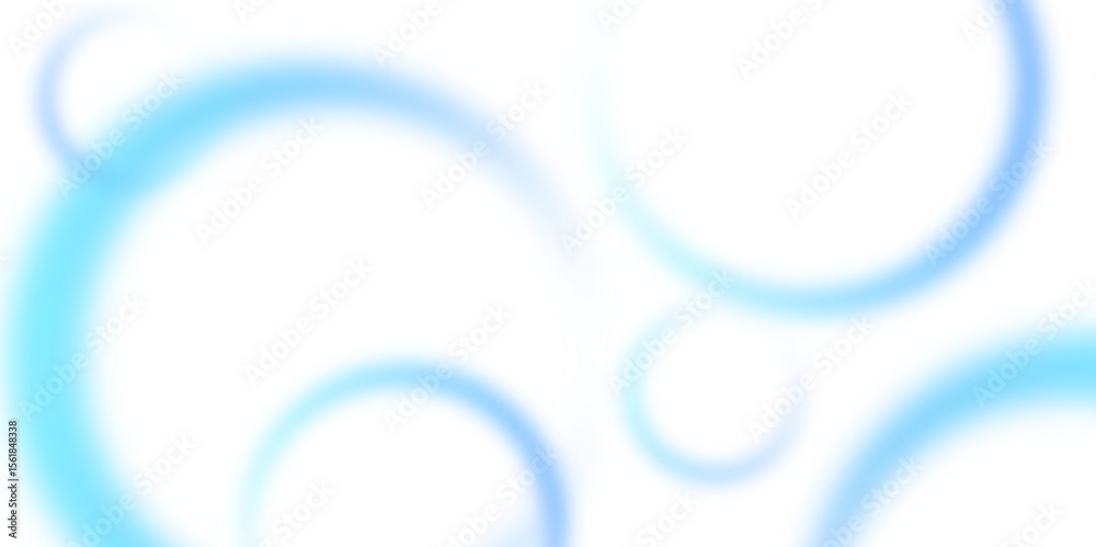 Poster transparent neon circle symbol. vector blue gradient blur effect background swirling texture. creati