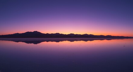 Fototapeta premium sunset over the lake
