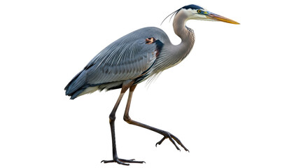 Isolated Great Blue Heron Bird