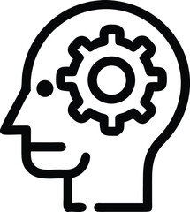 Brainstorm Gear Thinking Mechanism Vector
