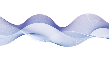 Abstract Purple Blue Wave Background