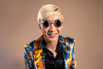 Smiling in the Studio