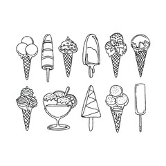 Ice cream collection