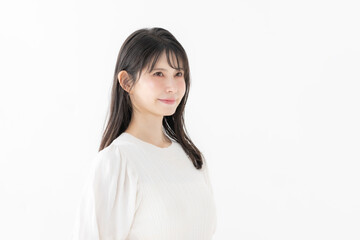 笑顔の女性
