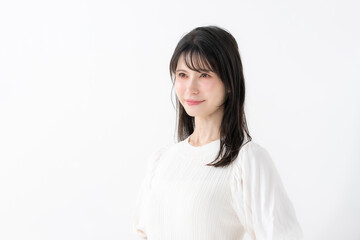 笑顔の女性
