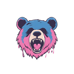 illustration of cartoon bear