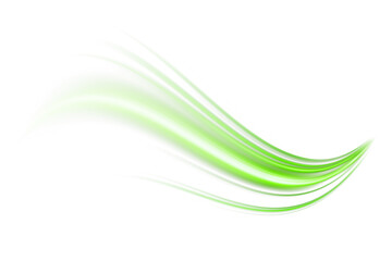 blur green glowing light streak and laser speed motion effect,glowing speed line on night road,blur flash curves neon line wave