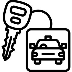 Car Key Icon