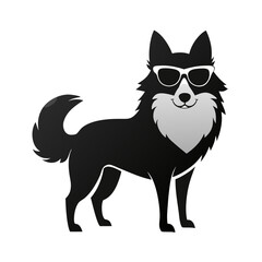 vector illustration of a doog