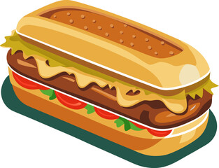 fast food Cheesesteak Sandwich