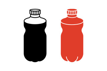 Plastic bottle vector illustration drink container
