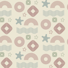 Vector seamless pattern. Abstract geometric illustration